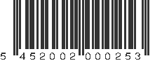 EAN 5452002000253