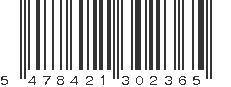 EAN 5478421302365