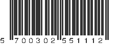 EAN 5700302551112