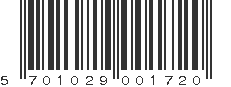 EAN 5701029001720