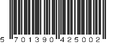 EAN 5701390425002