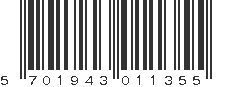 EAN 5701943011355