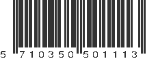 EAN 5710350501113