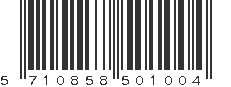 EAN 5710858501004