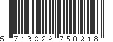 EAN 5713022750918