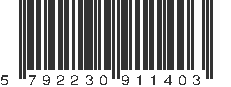 EAN 5792230911403