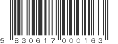 EAN 5830617000163