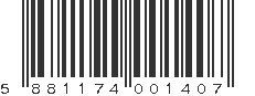 EAN 5881174001407