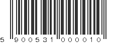 EAN 5900531000010