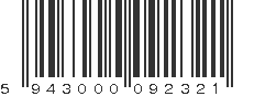 EAN 5943000092321