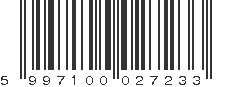 EAN 5997100027233