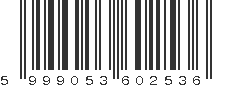 EAN 5999053602536