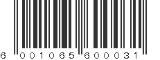 EAN 6001065600031