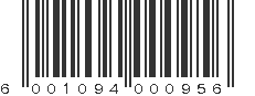 EAN 6001094000956