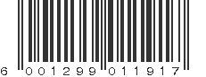 EAN 6001299011917