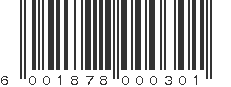 EAN 6001878000301