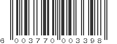 EAN 6003770003398