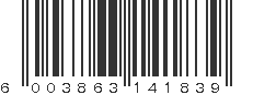 EAN 6003863141839