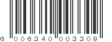 EAN 6006340003309