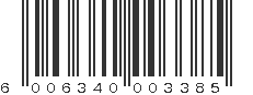 EAN 6006340003385