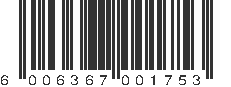 EAN 6006367001753