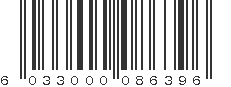 EAN 6033000086396