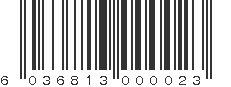 EAN 6036813000023