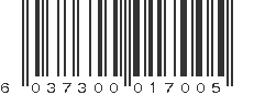 EAN 6037300017005