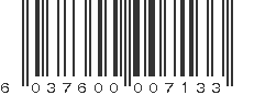 EAN 6037600007133