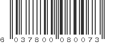 EAN 6037800080073