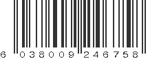 EAN 6038009246758