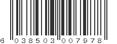 EAN 6038503007978