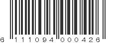 EAN 6111094000426
