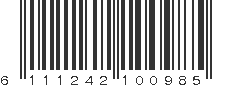 EAN 6111242100985