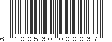 EAN 6130560000067