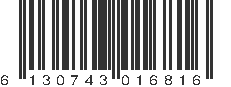 EAN 6130743016816