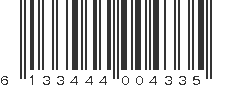 EAN 6133444004335