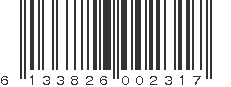EAN 6133826002317