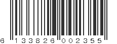 EAN 6133826002355