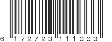 EAN 6172723111333