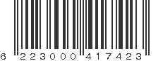 EAN 6223000417423