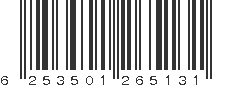 EAN 6253501265131
