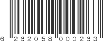 EAN 6262058000263