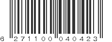 EAN 6271100040423