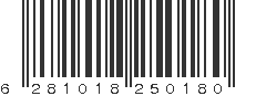 EAN 6281018250180