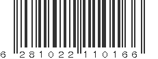 EAN 6281022110166