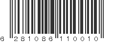 EAN 6281086110010