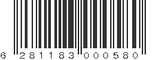 EAN 6281183000580