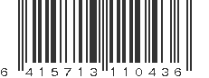 EAN 6415713110436