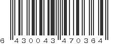 EAN 6430043470364